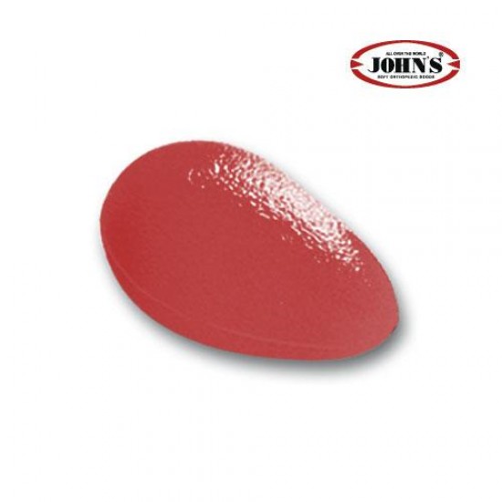 John's Μπαλάκι εκγύμνασης σιλικόνης ωοειδές Medium Κόκκινο 17501 John's Μπαλάκι εκγύμνασης σιλικόνης ωοειδές Medium Κόκκινο 17501