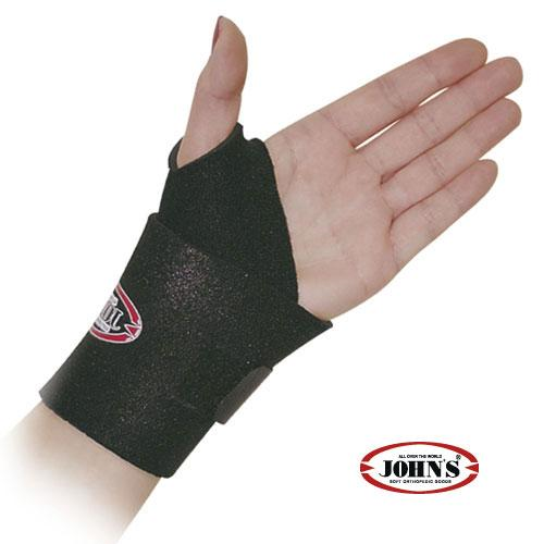JOHN'S Δέστρα Καρπού Wrap Around Black Line 120123 One Size