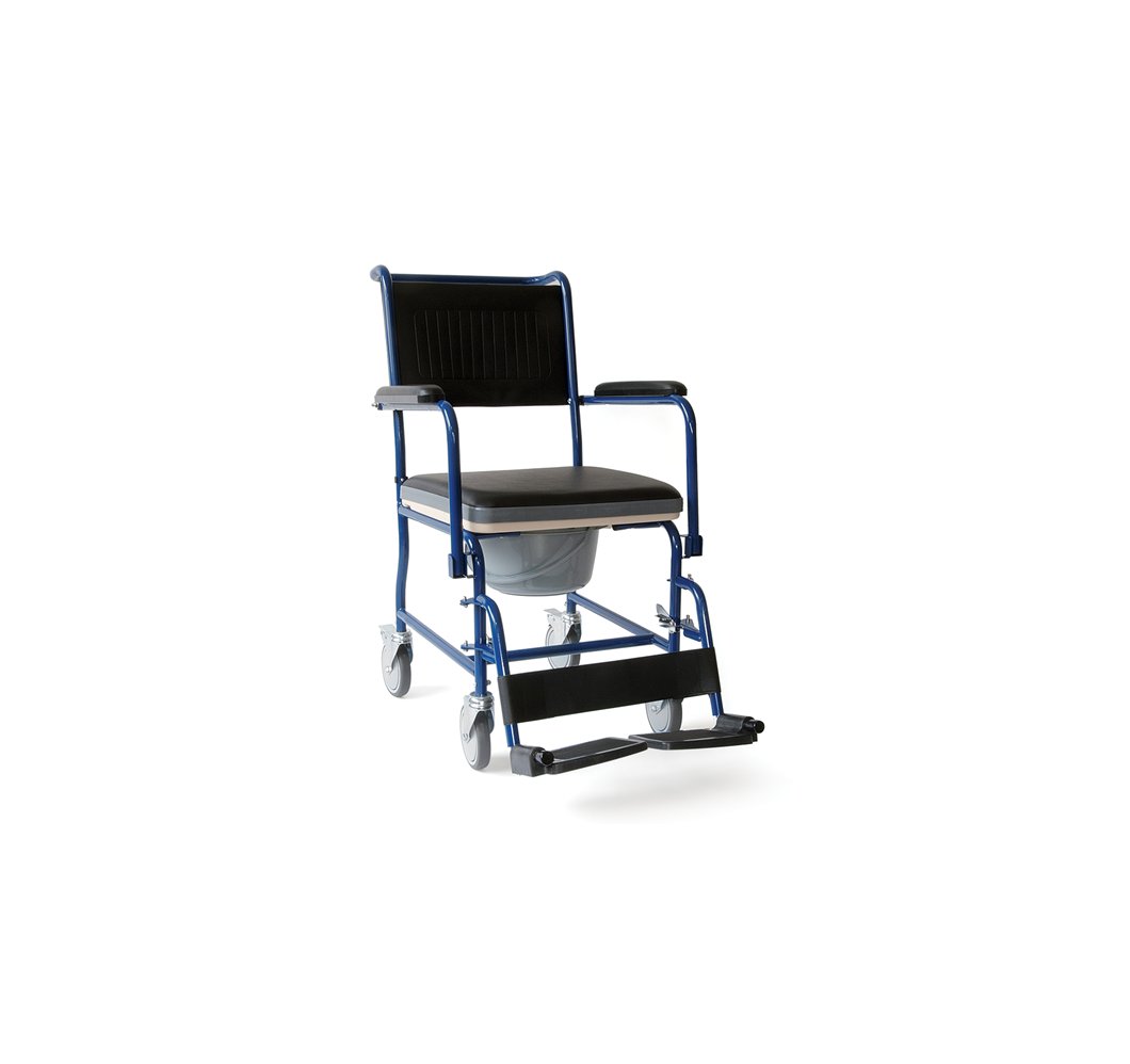 Καρέκλα τροχήλατη WC με κάλυμμα VT112 43 cm 09-2-117 Καρέκλα τροχήλατη WC με κάλυμμα VT112 43 cm 09-2-117