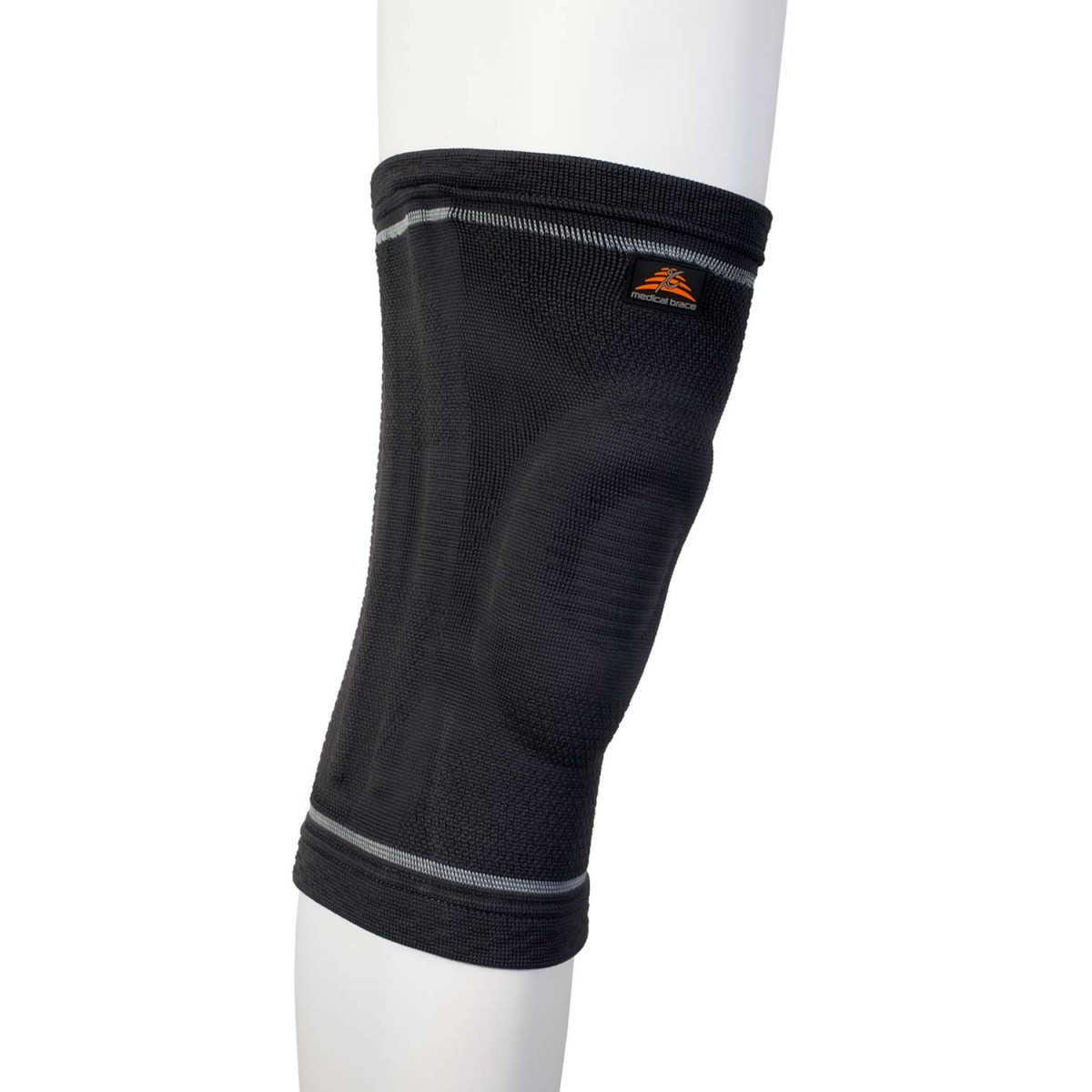 Medical Brace Επιγονατίδα Ελαστική Με Σιλικόνη Και Τέσσερις Πλάγιες Μπανέλες KNEE STABILLIZER WITH SILICONE 25 cm MB.4010