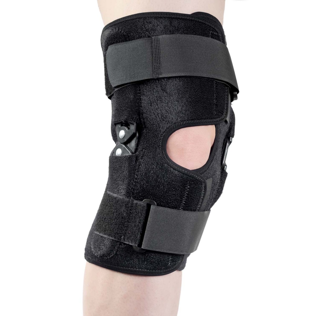 Medical Brace Επιγονατίδα Neoprene Με Αρθρωτές Μπανέλες MB.4065 one size