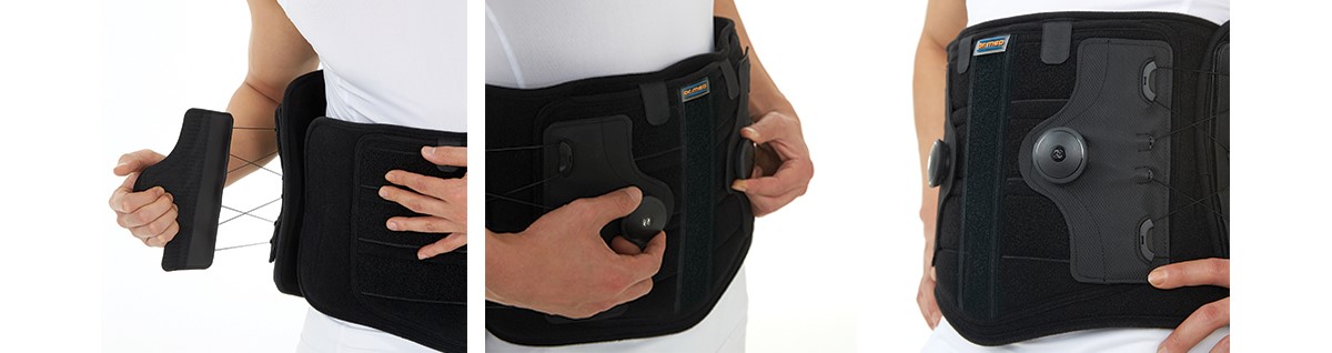 Medical Brace Νάρθηκας Οσφύος LSO με σύστημα BOA DR-B081 μαύρο