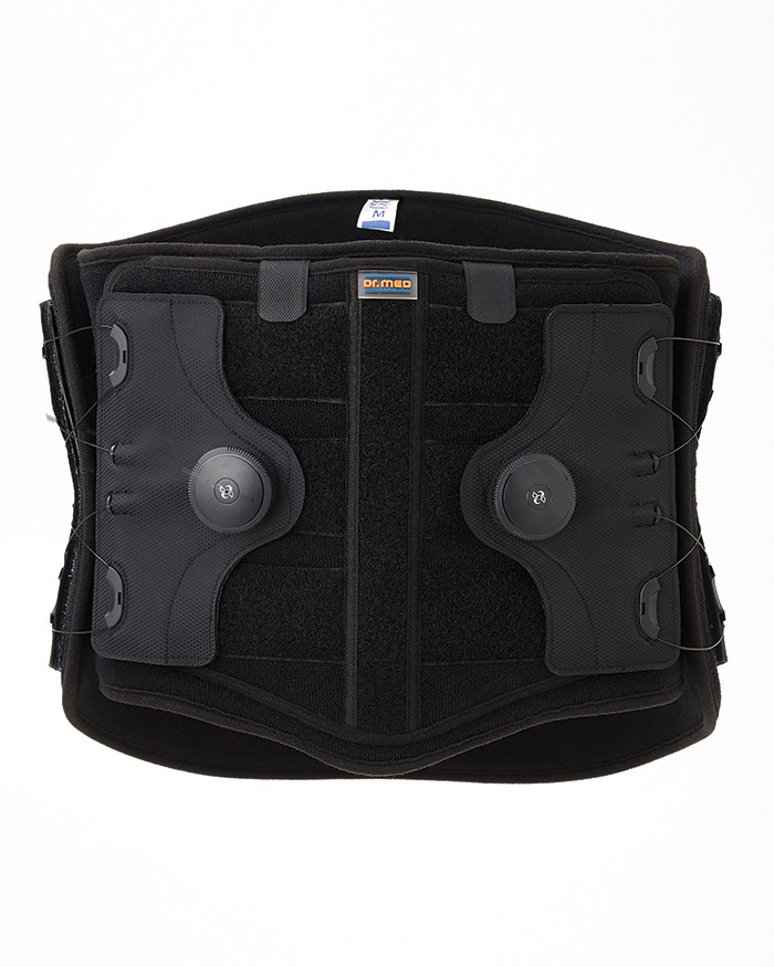 Medical Brace Νάρθηκας Οσφύος LSO με σύστημα BOA DR-B081 μαύρο