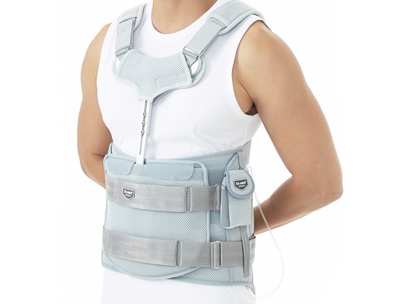 Medical Brace Σπονδυλικό σύστημα οσφύος (T-BAR) με αέρα DR-B029 γκρι Medical Brace Σπονδυλικό σύστημα οσφύος (T-BAR) με αέρα DR-B029 γκρι