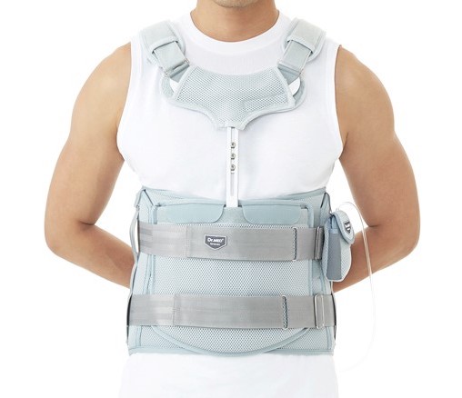 Medical Brace Σπονδυλικό σύστημα οσφύος (T-BAR) με αέρα DR-B029 γκρι Medical Brace Σπονδυλικό σύστημα οσφύος (T-BAR) με αέρα DR-B029 γκρι