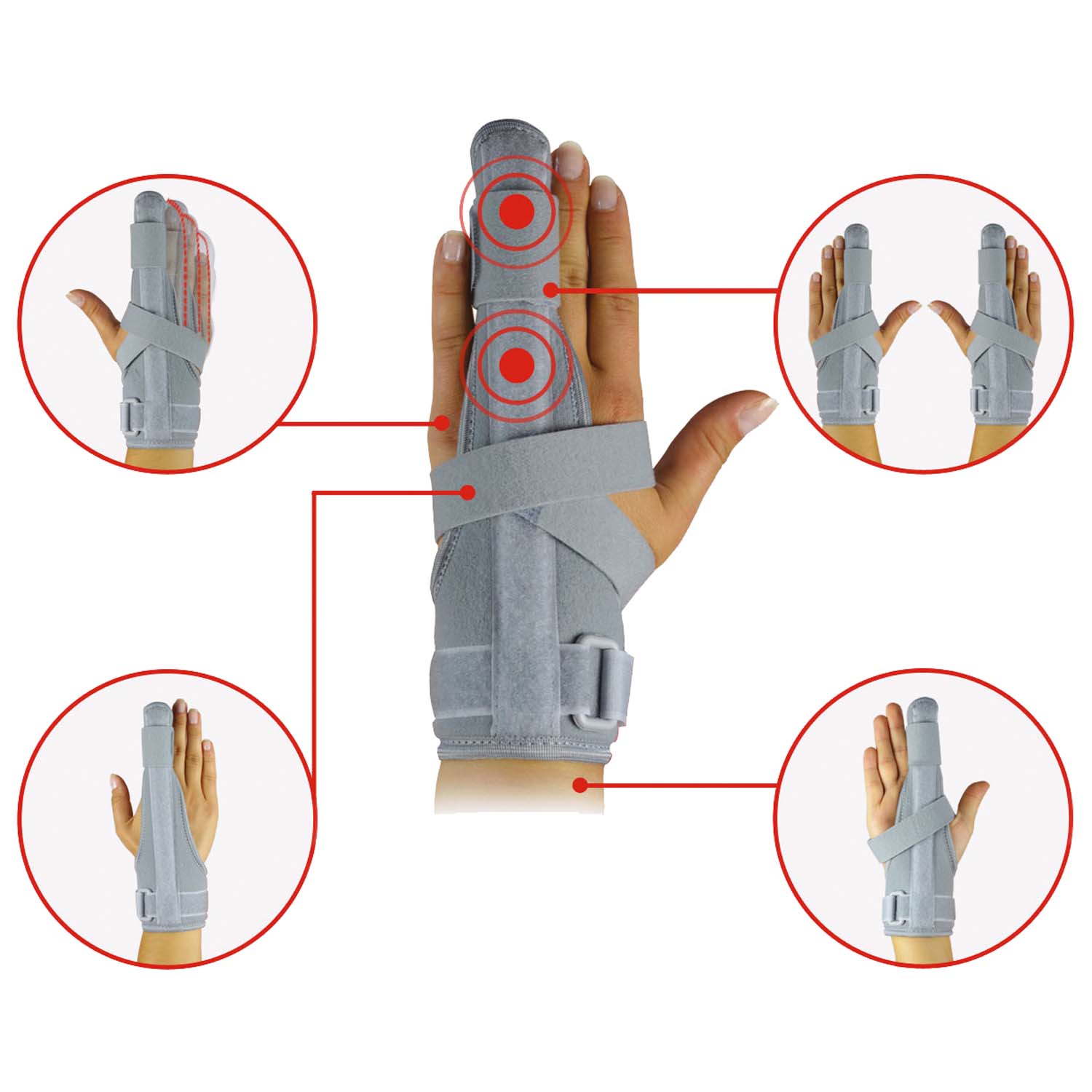 Νάρθηκας Δακτύλου "FINGER SPLINT" 03-2-060 αμφιδέξιος