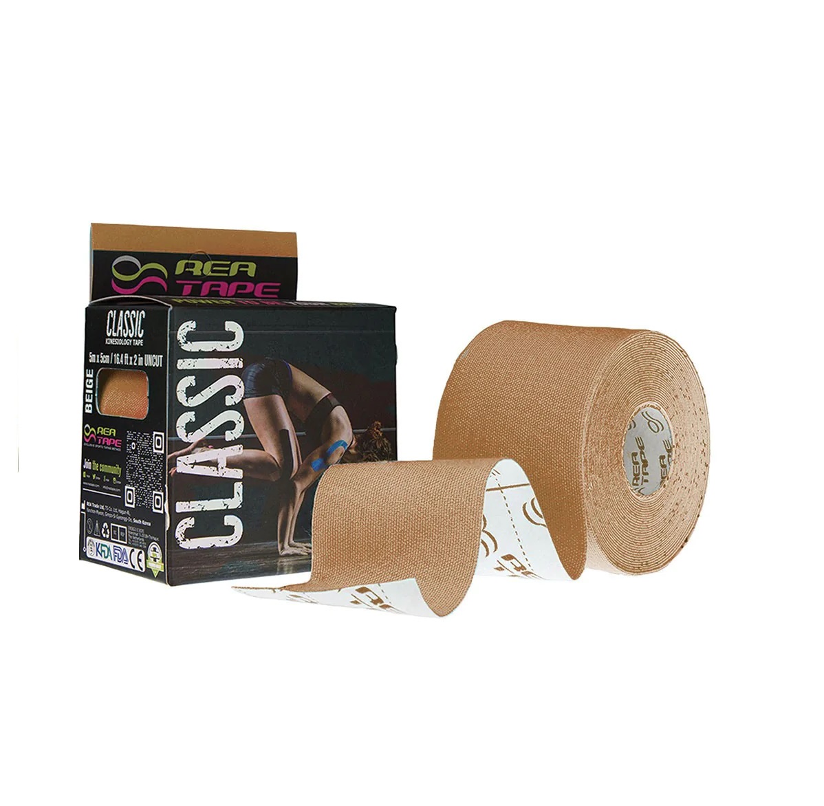 REA Ταινία Κινησιολογίας CLASSIC 5m x 5cm μπεζ - 1 τεμάχιο 12-2-014 REA Ταινία Κινησιολογίας CLASSIC 5m x 5cm μπεζ - 1 τεμάχιο 12-2-014