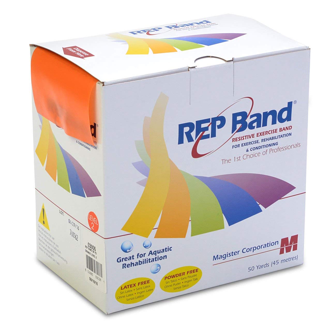 REP Band Λάστιχο Γυμναστικής (45m) Level 2 Orange 233011 REP Band Λάστιχο Γυμναστικής (45m) Level 2 Orange 233011