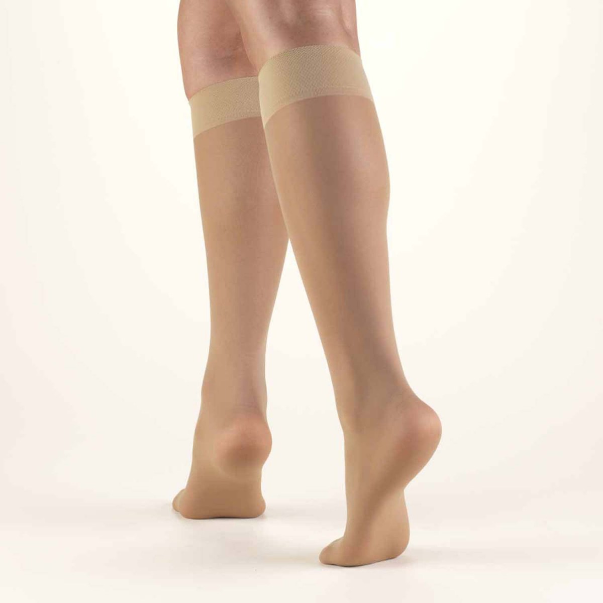 Sanyleg Κάλτσες κάτω γόνατος ελαστικές "Knee High" C01 40 den (8-10 mm/Hg) Μπεζ 
