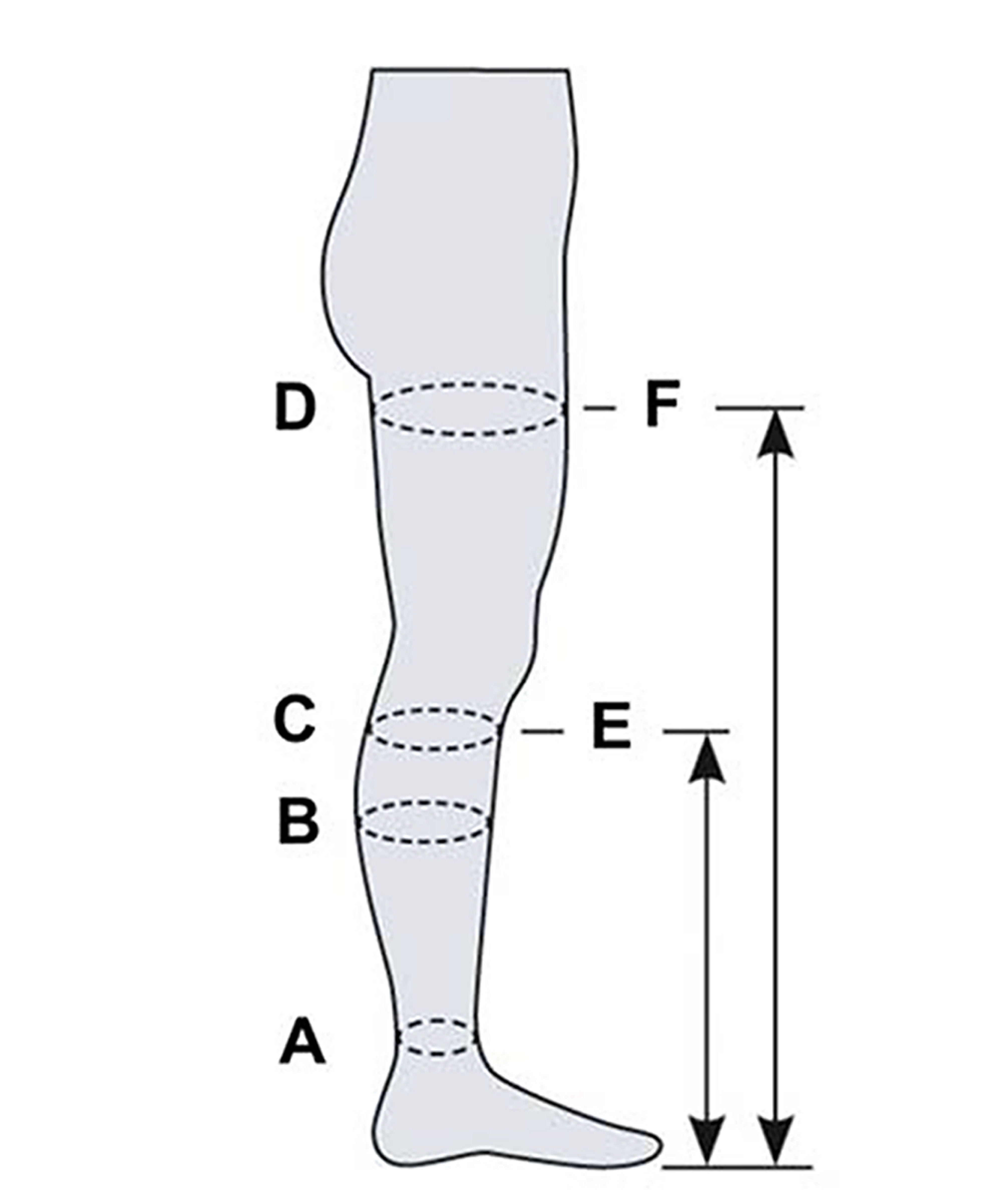 Sanyleg Θεραπευτική κάλτσα ριζομηρίου με σιλικόνη "Therapy Class II" T42 (κλάση 2) (23-32 mm/hg) μπεζ