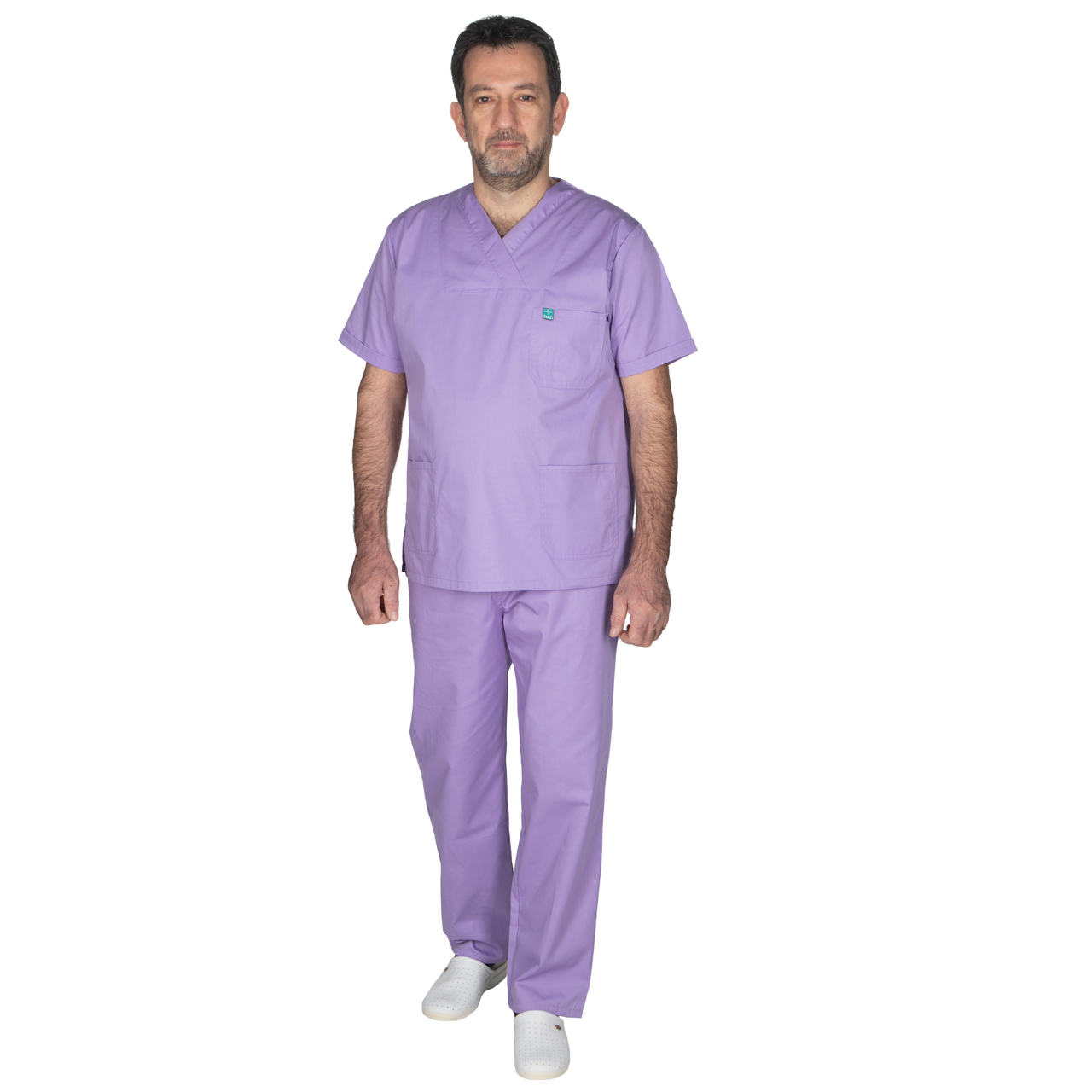 Ιατρική Στολή Μπλούζα - Παντελόνι (Σετ) Unisex Μωβ