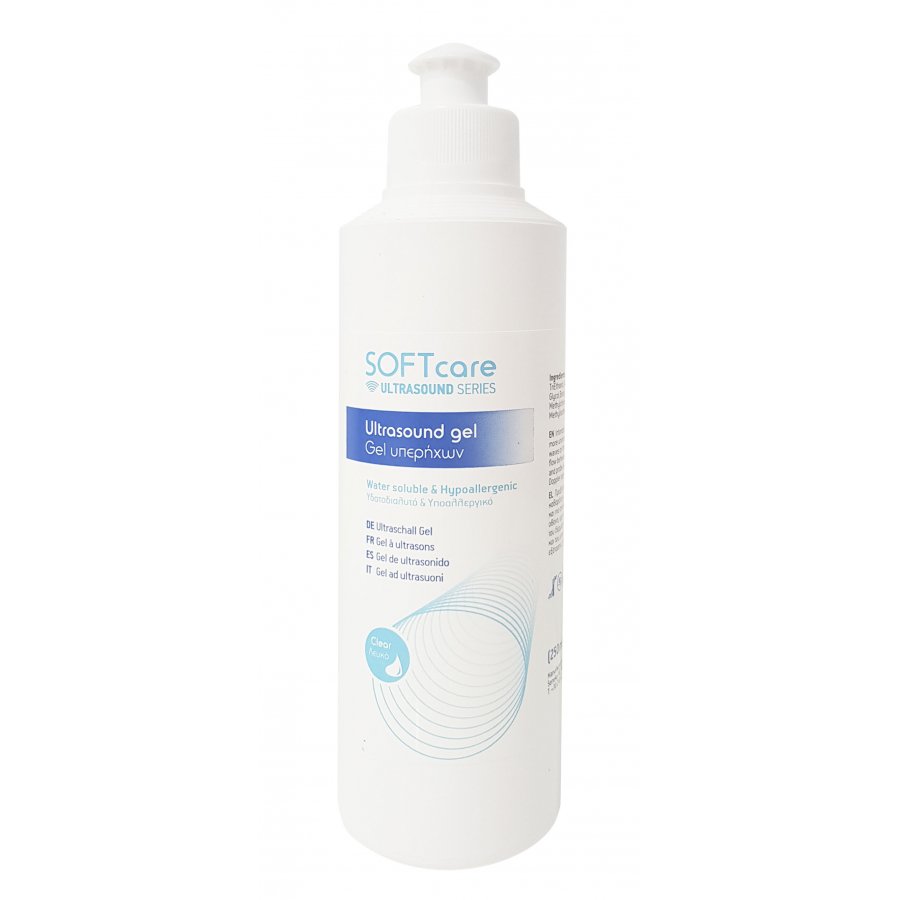 Softcare Gel υπερήχων διάφανο Ultrasoft gel clear 250ml