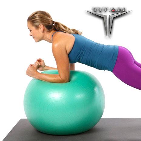 Titan Μπάλα Yoga-Pilates 26135 Φ55cm Πράσινο Titan Μπάλα Yoga-Pilates 26135 Φ55cm Πράσινο