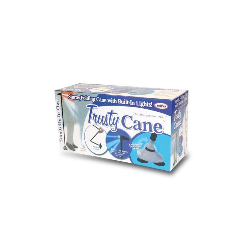 Trusty Cane Μπαστούνι 3πλη Βάση Σπαστό 26130 JOHN'S