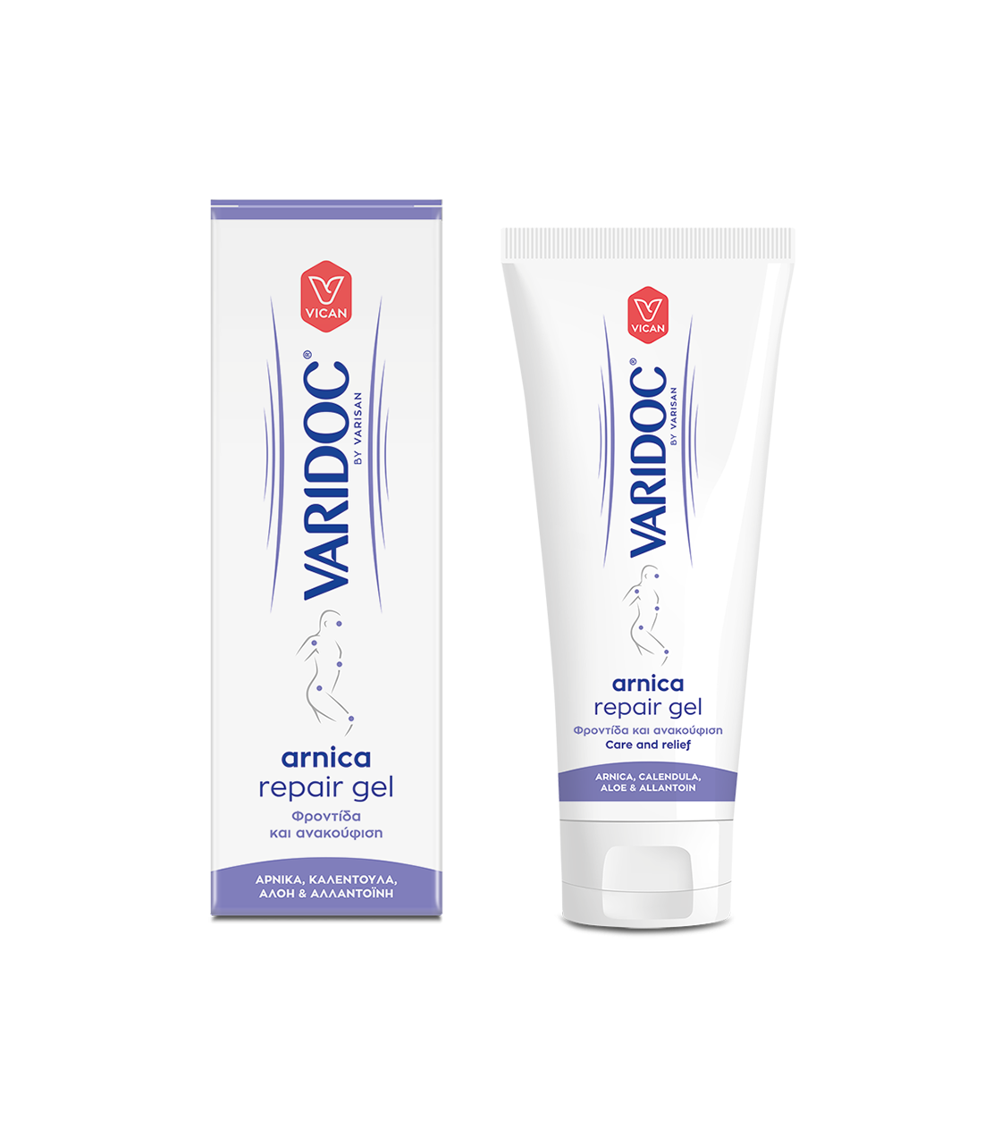 Varidoc Arnica Repair Gel για μώλωπες, οιδήματα και μυϊκούς πόνους 100ml Varidoc Arnica Repair Gel για μώλωπες, οιδήματα και μυϊκούς πόνους 100ml