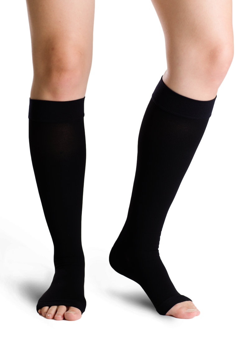  VARISAN TOP Ccl 1 Κάλτσα κάτω γόνατος με ανοικτά δάκτυλα (κλάση 1) (18 – 21 mmHg) Normale Μαύρο 