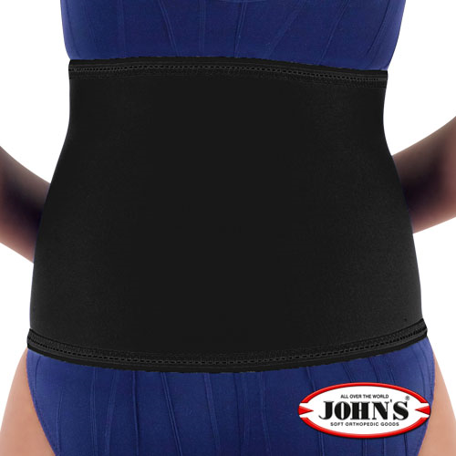 Ζώνη αυτοκόλλητη neoprene 24 cm John's 120100 Μαύρο