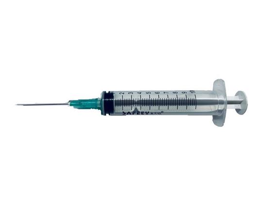 Safety Σύριγγα 10cc με αποσπώμενη βελόνα 21g AT/G αποστειρωμένη 191-11-010 - 1 τεμάχιο Safety Σύριγγα 10cc με αποσπώμενη βελόνα 21g AT/G αποστειρωμένη 191-11-010 - 1 τεμάχιο